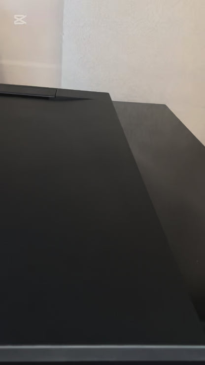 Receptáculo de ducha extraplano VÉLSTON 140x80cm negro piedra